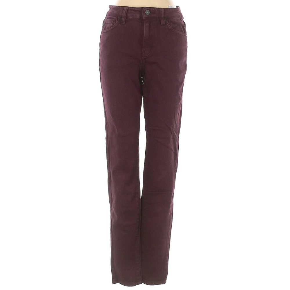 KanCan Maroon Straight Leg Jeans | Size 5
